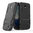 Slim Armour Tough Shockproof Case & Stand for Nokia 1 - Black